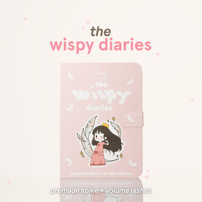 WISPY DIARIES 0.05 premade spikes + royal mink lashes