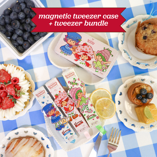 STRAWBERRY SHORTCAKE magnetic case & tweezer bundle