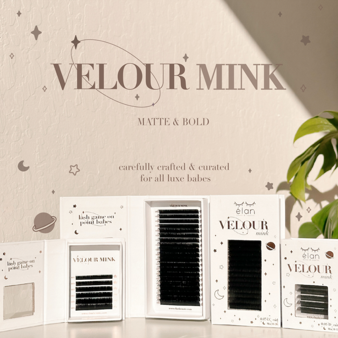 0.15 VELOUR MINK lash trays (MATTE & BOLD) ✨
