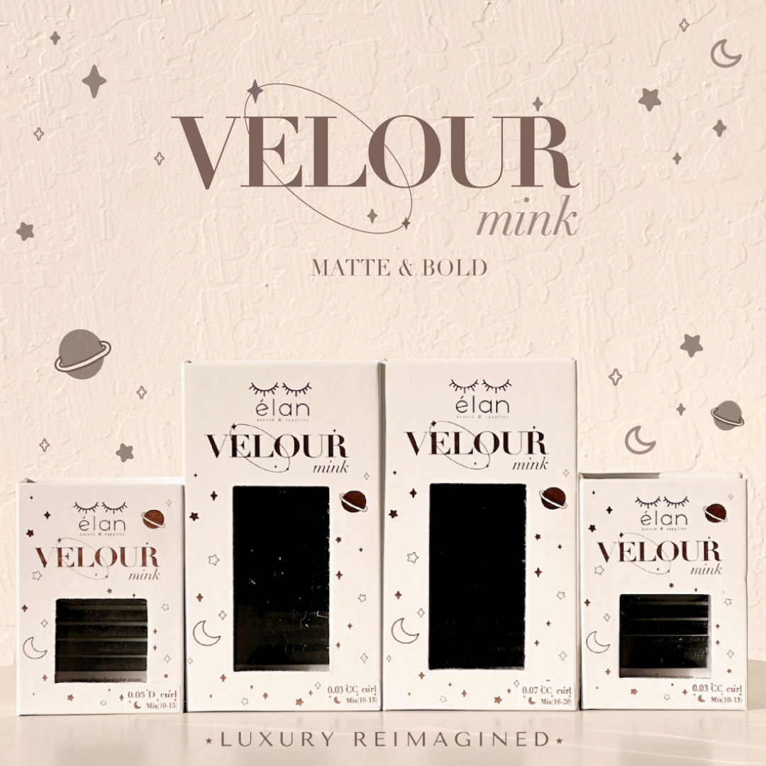 0.07 VELOUR MINK lash trays (MATTE & BOLD) ✨